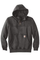 Image of Carhartt® Rain Defender® Paxton Heavyweight Hooded Zip Mock Sweatshirt