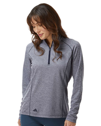 Image of Adidas Women's Space Dyed Quarter-Zip Pullover