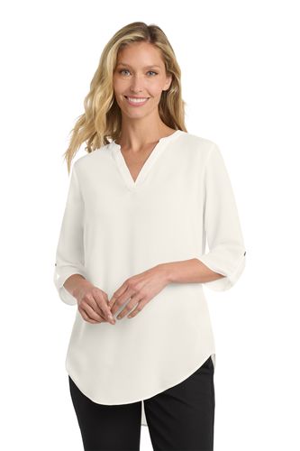Port Authority ® Women's 3/4-Sleeve Tunic Blouse image thumbnail