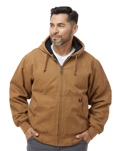 Dri Duck Men's Cheyenne Boulder Cloth™ Hooded Jacket with Tricot Quilt Lining image thumbnail