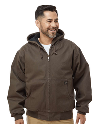 Image of Dri Duck Men's Cheyenne Boulder Cloth™ Hooded Jacket with Tricot Quilt Lining
