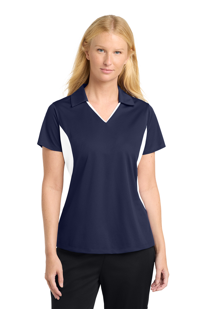 Sport-Tek Ladies Side Blocked Micropique Sport-Wick Polo primary image
