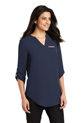 Image of Port Authority Ladies 3/4-Sleeve Tunic Blouse