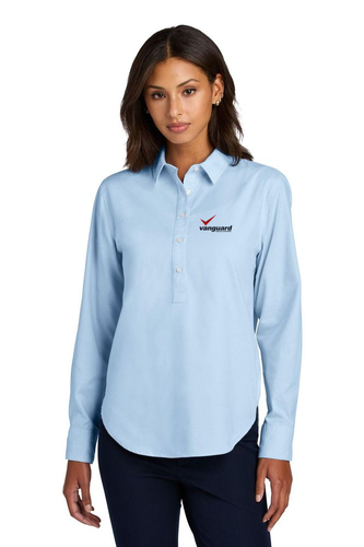 Mercer+Mettle Women's Long Sleeve Modern Oxford Shirt image thumbnail