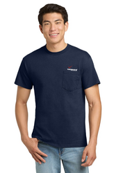 Image of Gildan - Ultra Cotton 100% US Cotton T-Shirt with Pocket. 2300