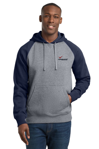 Sport-Tek Raglan Colorblock Pullover Hooded Sweatshirt image thumbnail