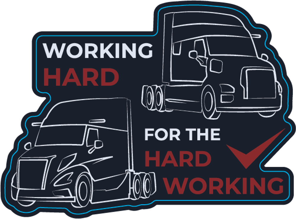 Working Hard for the Hard Working Stickers primary image