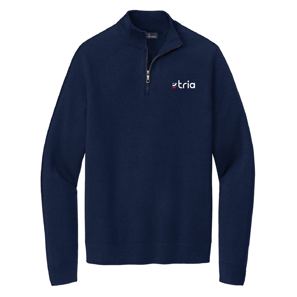 Brooks Brothers® Cotton Stretch 1/4-Zip Sweater primary image