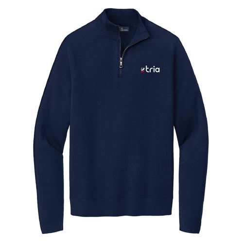 Brooks Brothers® Cotton Stretch 1/4-Zip Sweater image thumbnail