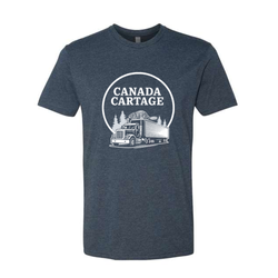 Image of Crewneck T-Shirt - Midnight Truck 