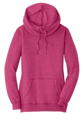 Image of District Women's Lightweight Fleece Hoodie. DM493