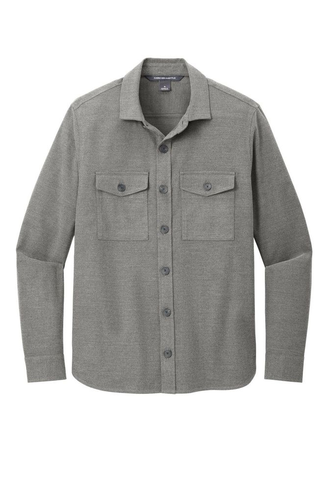 Mercer+Mettle Long Sleeve Twill Overshirt MM2020 primary image
