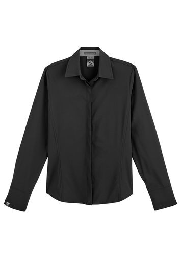 Storm Creek Women's Executive 4-Way Stretch Solid Button Up image thumbnail