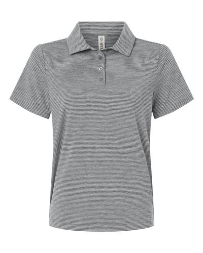 Women's Relay Heathered Stripe Polo - TT125W image thumbnail