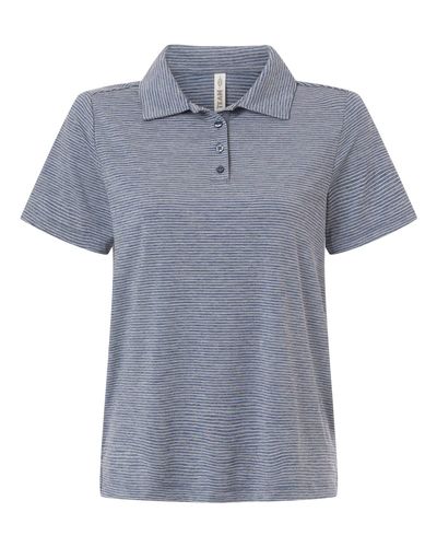 Women's Relay Heathered Stripe Polo - TT125W image thumbnail
