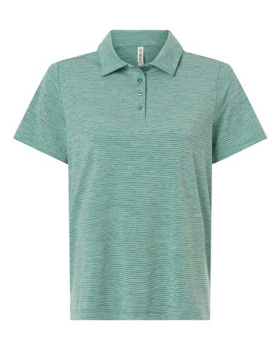 Women's Relay Heathered Stripe Polo - TT125W image thumbnail