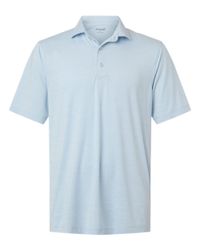 Image of Men's Bohemian Striped Heather Performance Polo - 162