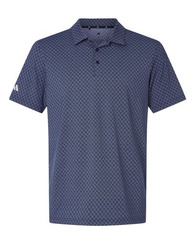 Men's 4-Way Stretch Printed Polo - A716 image thumbnail
