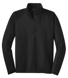 Image of Sport-Tek Tall Sport-Wick Stretch 1/4-Zip Pullover. TST850
