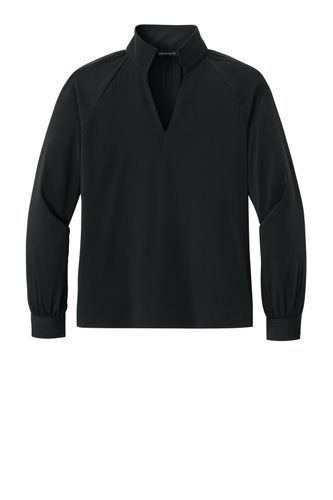 Mercer+Mettle Women's Long Sleeve Buttery Soft Popover Blouse MM2019 image thumbnail
