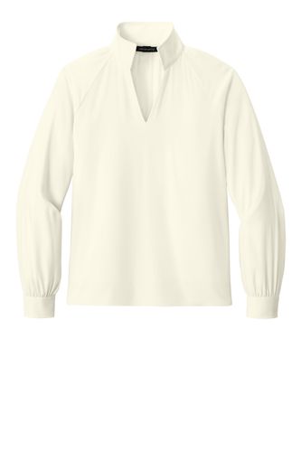 Mercer+Mettle Women's Long Sleeve Buttery Soft Popover Blouse MM2019 image thumbnail