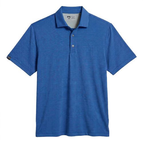 Storm Creek Men's Optimist II Microstripe Short Sleeve Polo image thumbnail