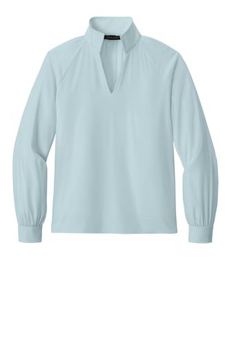 Mercer+Mettle Women's Long Sleeve Buttery Soft Popover Blouse MM2019 image thumbnail