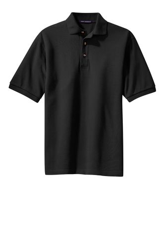 Heavyweight Cotton Pique Polo - Tall image thumbnail