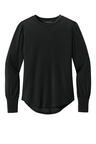  Women's Stretch Jersey Long Sleeve Blouson Top image thumbnail