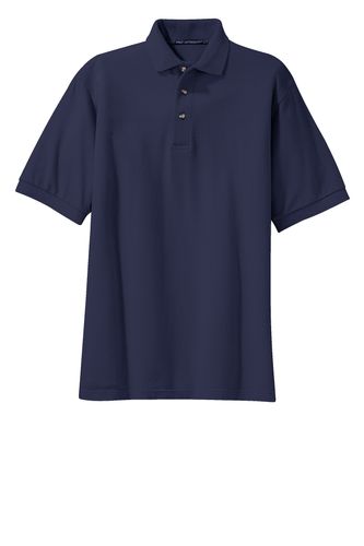 Heavyweight Cotton Pique Polo - Tall image thumbnail