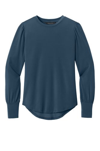  Women's Stretch Jersey Long Sleeve Blouson Top image thumbnail
