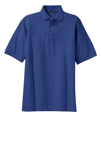 Heavyweight Cotton Pique Polo - Tall image thumbnail
