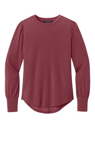  Women's Stretch Jersey Long Sleeve Blouson Top image thumbnail