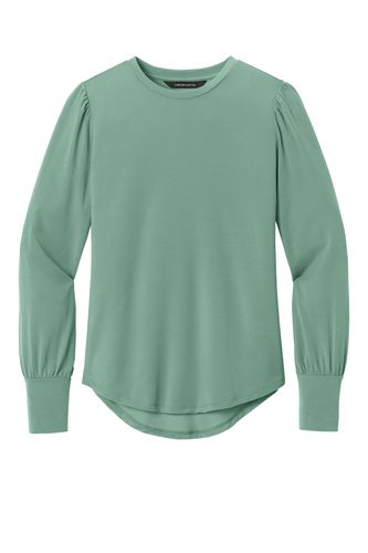  Women's Stretch Jersey Long Sleeve Blouson Top image thumbnail