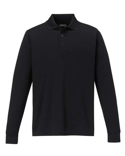  Men's Pinnacle Performance Long-Sleeve Pique Polo image thumbnail
