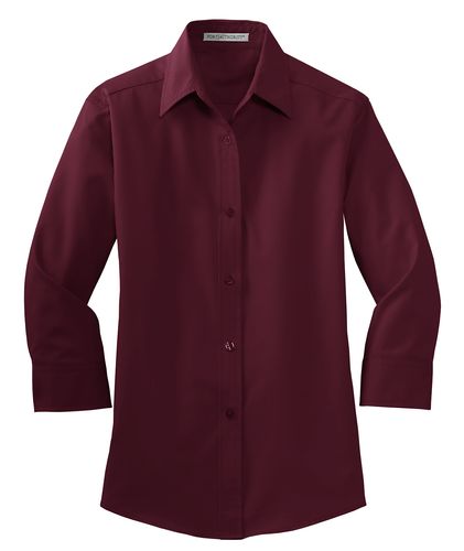 Ladies 3/4-Sleeve Easy Care Shirt image thumbnail