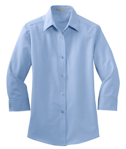 Ladies 3/4-Sleeve Easy Care Shirt image thumbnail