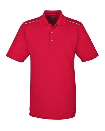 Men's Radiant Performance Pique Polo with Reflective Piping image thumbnail