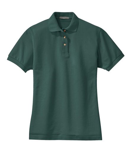 Ladies Pique Knit Polo image thumbnail