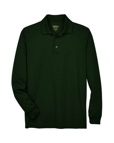  Men's Pinnacle Performance Long-Sleeve Pique Polo image thumbnail