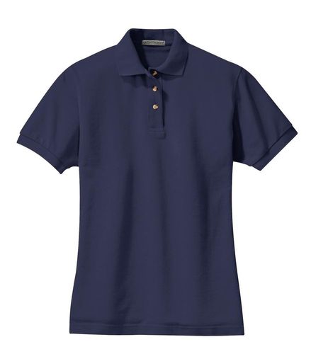 Ladies Pique Knit Polo image thumbnail