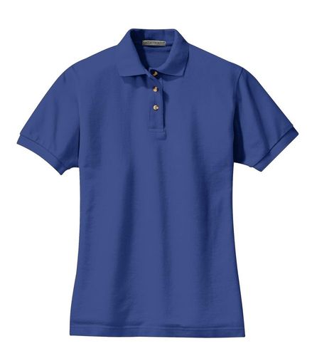 Ladies Pique Knit Polo image thumbnail