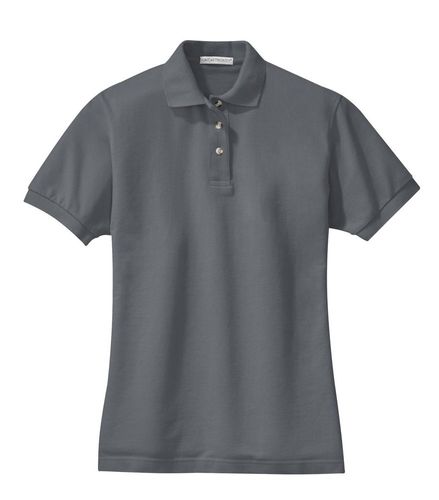 Ladies Pique Knit Polo image thumbnail