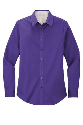 Ladies Long Sleeve Easy Care Shirt image thumbnail
