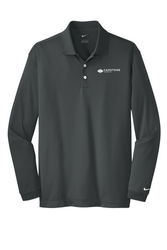Image of Nike Tall Long Sleeve Dri Fit Stretch Tech Polo