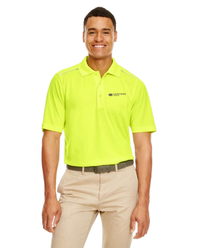 Men's Radiant Performance Pique Polo with Reflective Piping image thumbnail