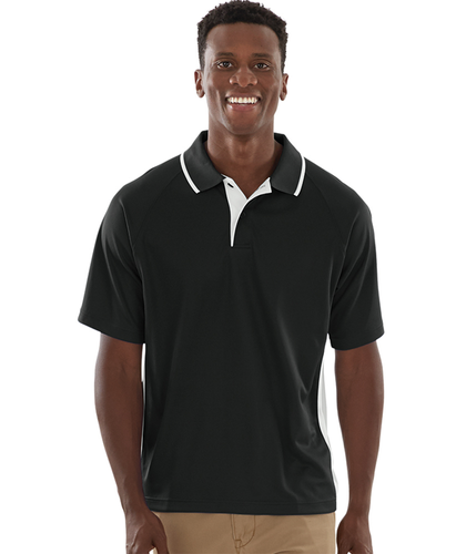 Men's Color Blocked Wicking Polo image thumbnail