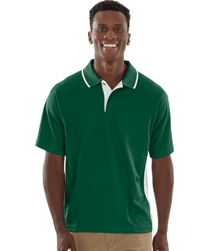 Men's Color Blocked Wicking Polo image thumbnail
