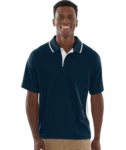Men's Color Blocked Wicking Polo image thumbnail