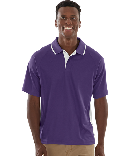 Men's Color Blocked Wicking Polo image thumbnail